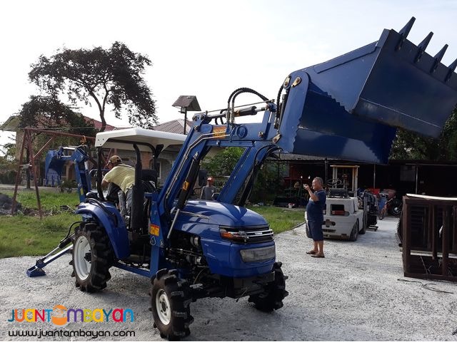 Farm Tractor Backhoe Loader