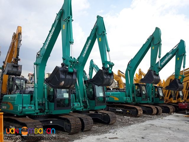 SWE210 Sunward Hydraulic excavator 1 cubic isuzu engine