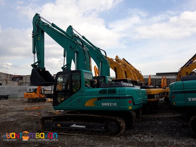 SWE210 Sunward Hydraulic excavator 1 cubic isuzu engine