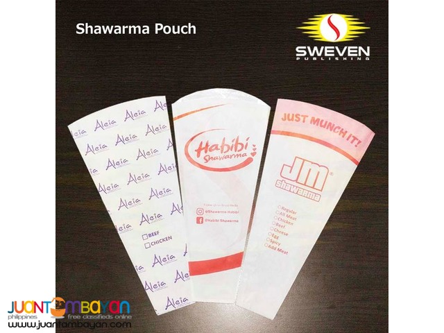 SHAWARMA POUCH / SHAWARMA WRAPPER / BURRITO WRAPPER