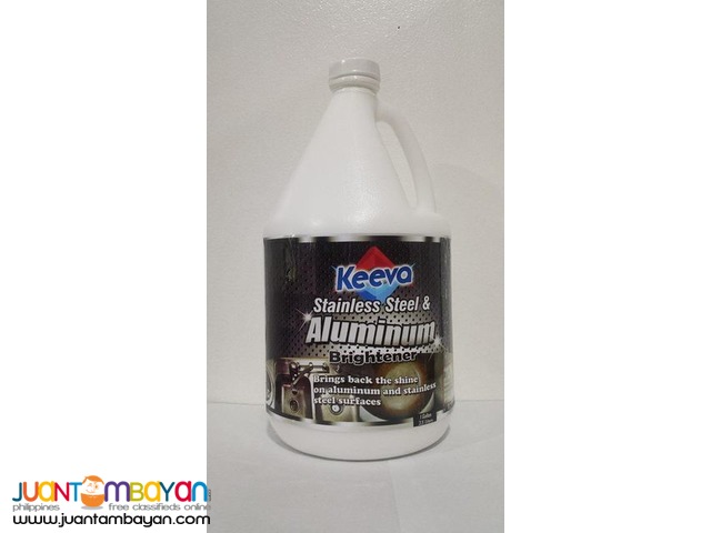 Keeva Stainless Steel And Aluminum Brightener 3.5 Liters Gallon