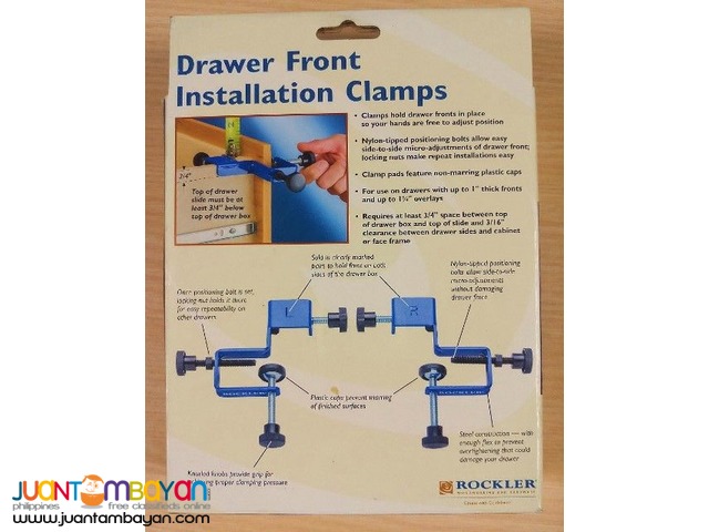 Rockler 54804 Drawer Front Installation Clamps