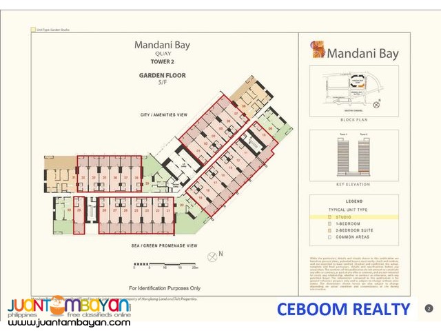 Mandani Bay Quay Tower Studio Semi Furnish