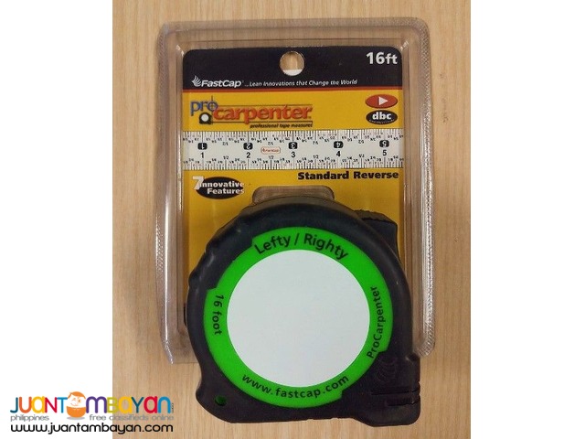 Fastcap PSSR-16 16' ProCarpenter Lefty/Righty Tape Measure