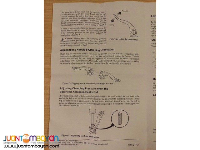 Veritas Cam Clamp Mechanism (1/4-20 Thread)