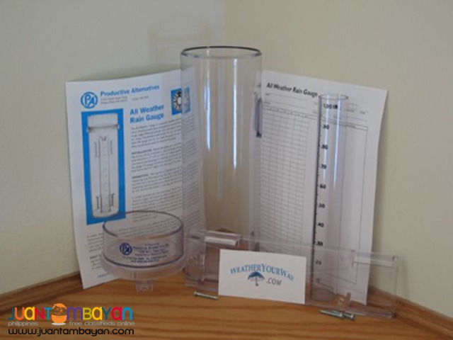 Rain Gauge, Manual Rain Gauge, All-Weather Rain Gauge,