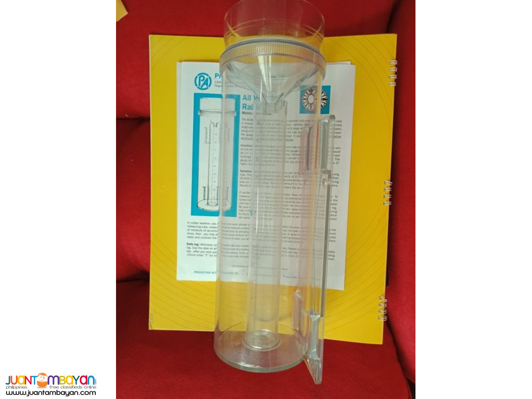 Rain Gauge, Manual Rain Gauge, All-Weather Rain Gauge,