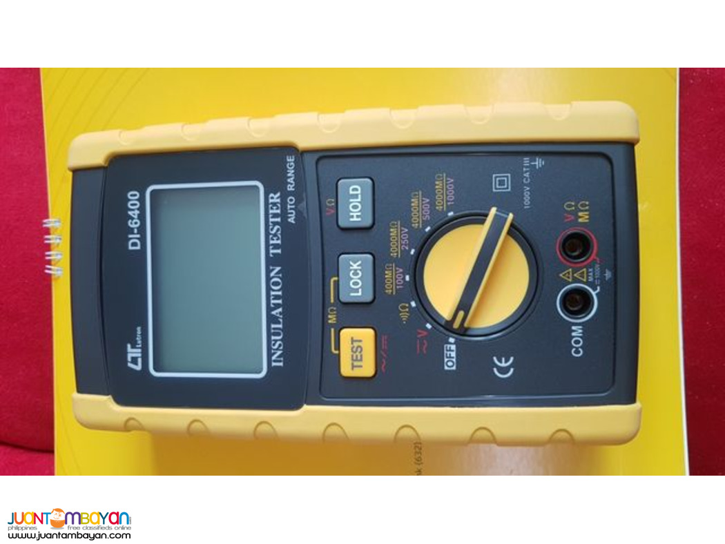 Insulation Tester, Megger, DMM, Insulation Resistance Meter