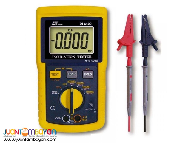 Insulation Tester, Megger, DMM, Insulation Resistance Meter