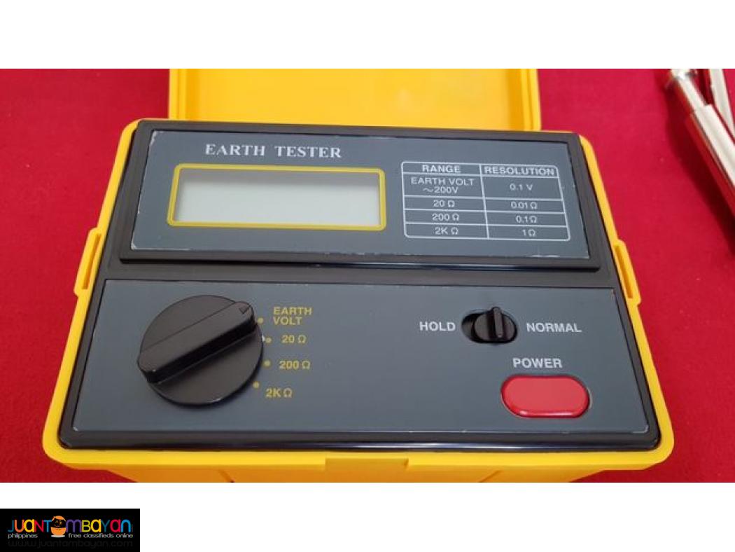 Earth Tester, Ground Resistance Tester, Earth Ground Tester