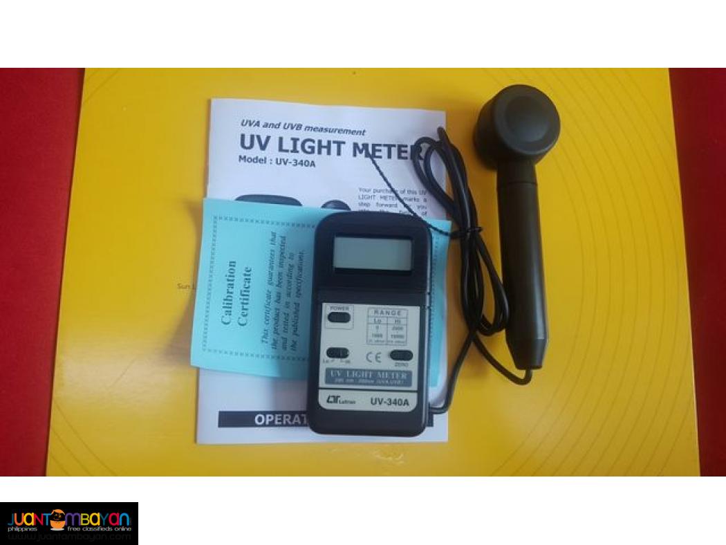 UV Light Meter, UVA Light Meter, UVB Light Meter