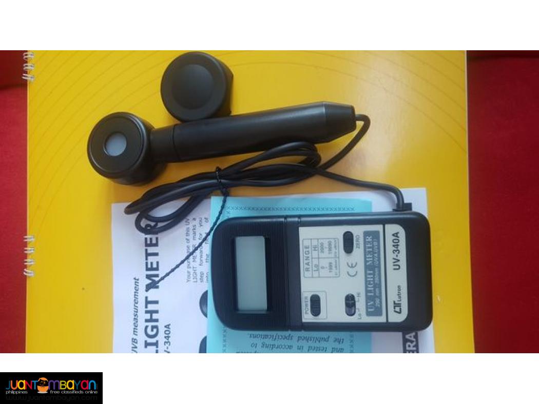 UV Light Meter, UVA Light Meter, UVB Light Meter