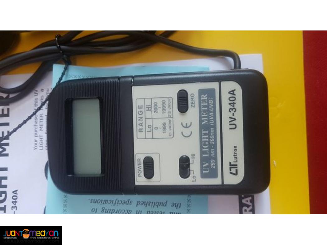 UV Light Meter, UVA Light Meter, UVB Light Meter