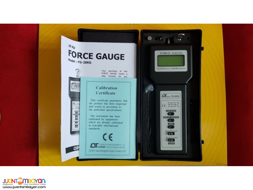 Force Gauge, Door Force Gauge, HVAC Push Pull Gauge, Lutron