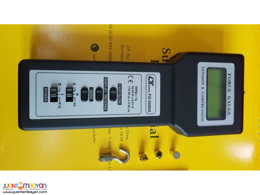 Force Gauge, Tension Gauge, Digital Push-Pull Gauge