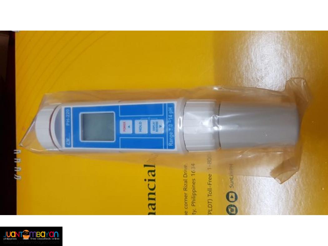 pH Meter, Digital pH Meter with pH Electrode, Lutron PH-220