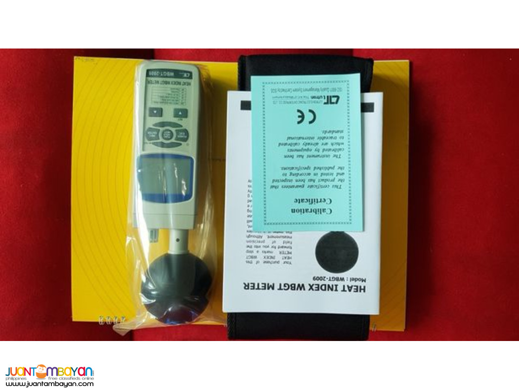 Heat Index Meter, Heat Stress Meter, WBGT Meter, Heat stress