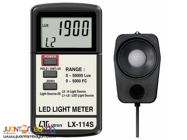 LED Light Meter, Light Meter, Lux Meter, Illumination Meter