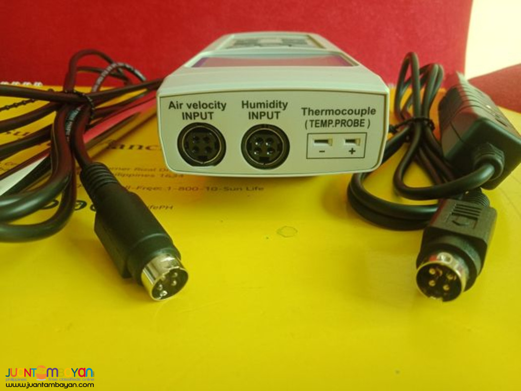 Hot Wire Anemometer, Datalogger, Lutron AM-4224SD