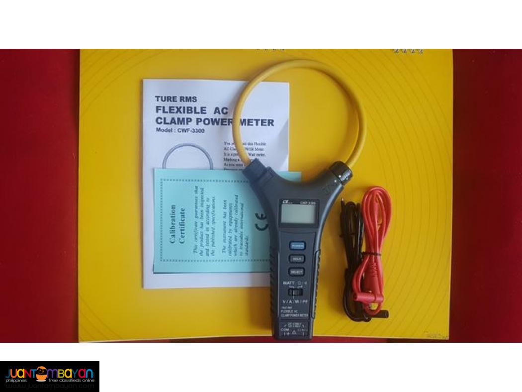 Power Meter, Clamp Meter, Flexible AC Power Clamp Meter