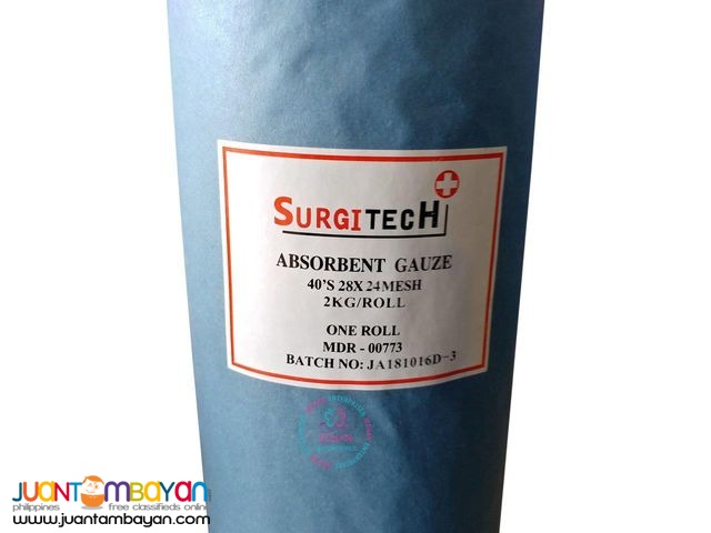 Absorbent Gauze 40's 28x24 mesh-Surgitech