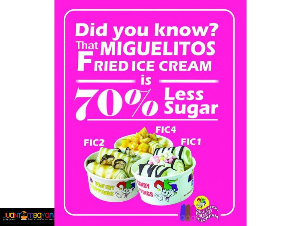 MIGUELITOS FRIED ICE CREAM