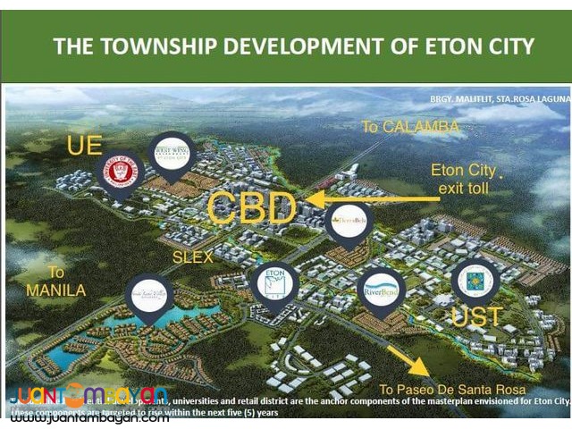 Lot For Sale at West Wings Residences Eton City Laguna