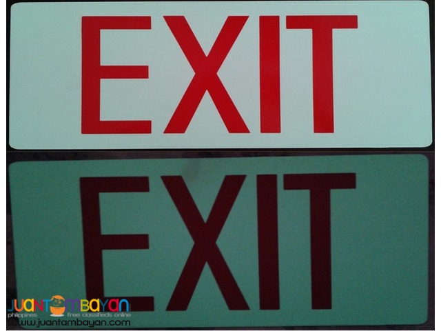 Photoluminescence / Luminous Exit Sign