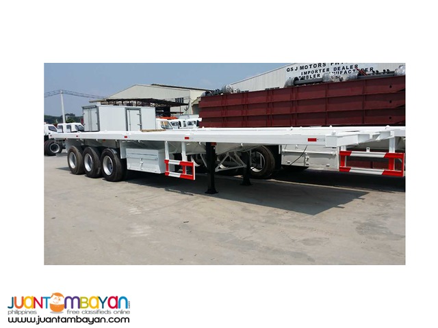 40ft High Bed Trailer Tri-Axle 50Tons .