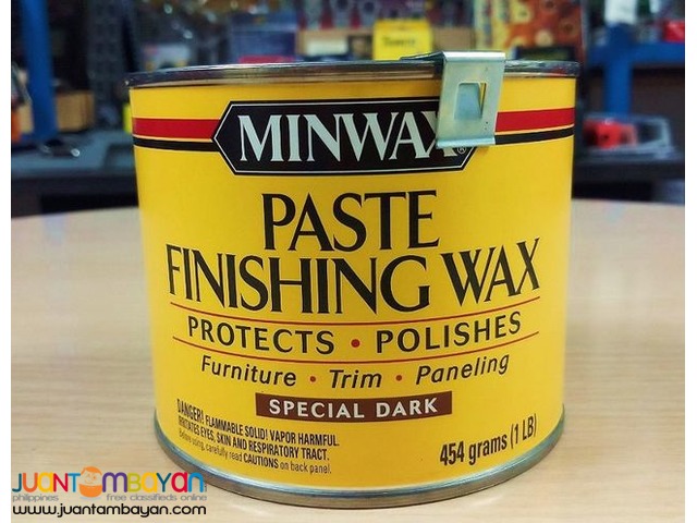 Minwax 786004444 Paste Finishing Wax, 1-pound, Special Dark