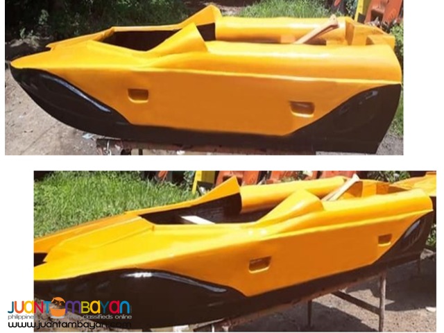 Fiberglass Rescue Boat for 4 Persons