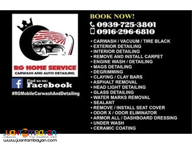 RG Homeservice Carwash and Auto-Detailing