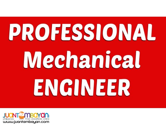 Professional Mechanical Engineer (PME) Sign and Seal, PEZA