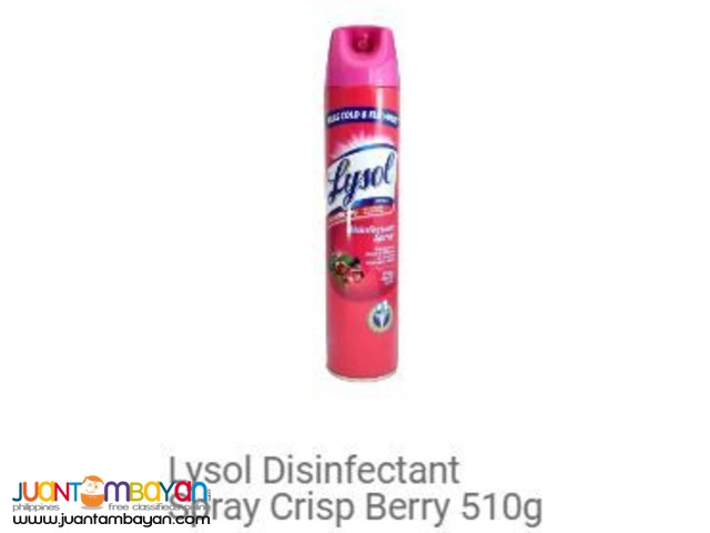 Lysol Disinfectant Spray Crisp Berry 510g