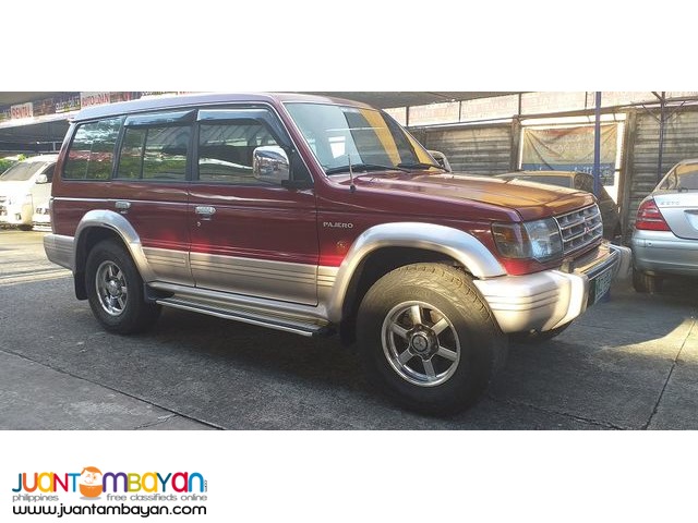 1996 Mitsubishi Pajero 4x4 Maroon M/T Gas Mileage 283,535