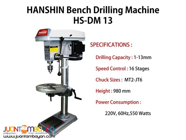 Bench Drilling Machine 1-13mm/16 Stages