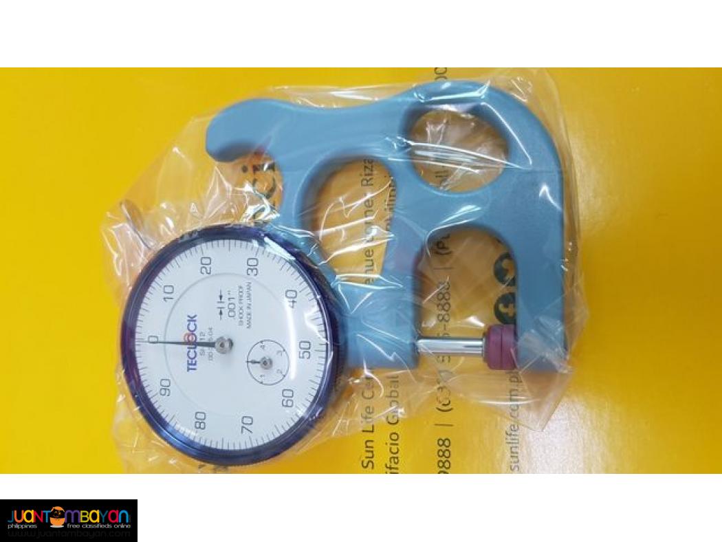 Paper Thickness Gauge, paper Caliper, Thickness Gauge, Teclock (Japan)