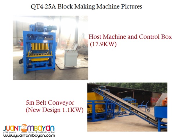 QT4-25A SEMI-AUTOMATIC BLOCK MAKING MACHINE