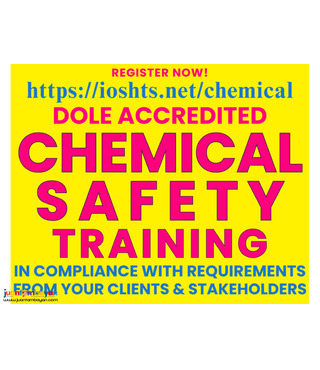 Chemical Safety Training dOLE Accredited Training Online