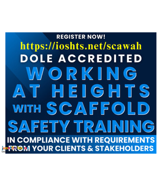 DOLE Working at Heights Training with Scaffold Safety Training 