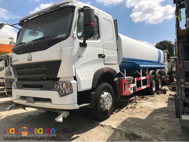 Water Truck 20kL 10 Wheeler HOWO a7 Brand New Sinotruk