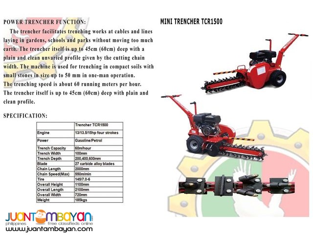 TCR1500 MINI TRENCHER