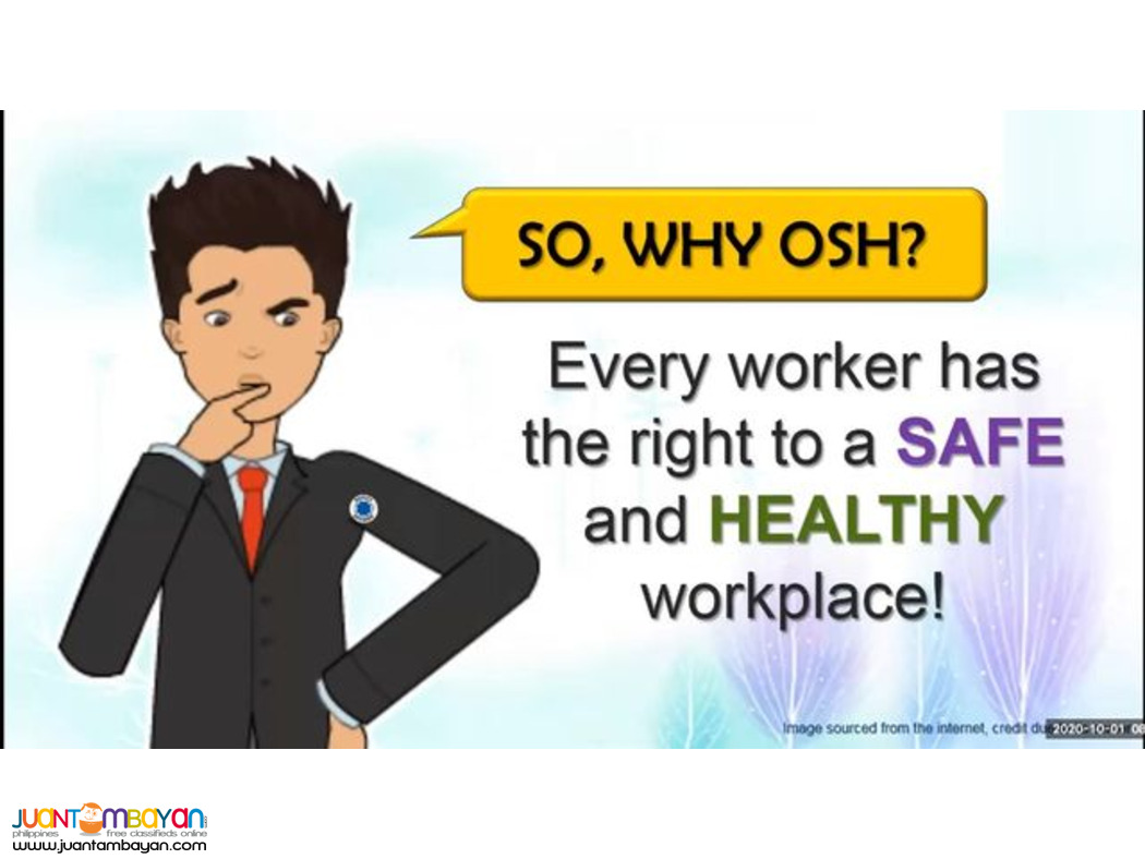 DOLE Mandatory 8 hours Safety and Health Seminar for Workers Inhouse