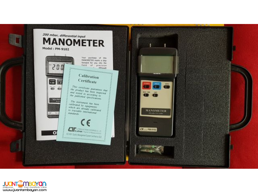 Differential Pressure, Pressure manometer, Manometer, 200 mBar