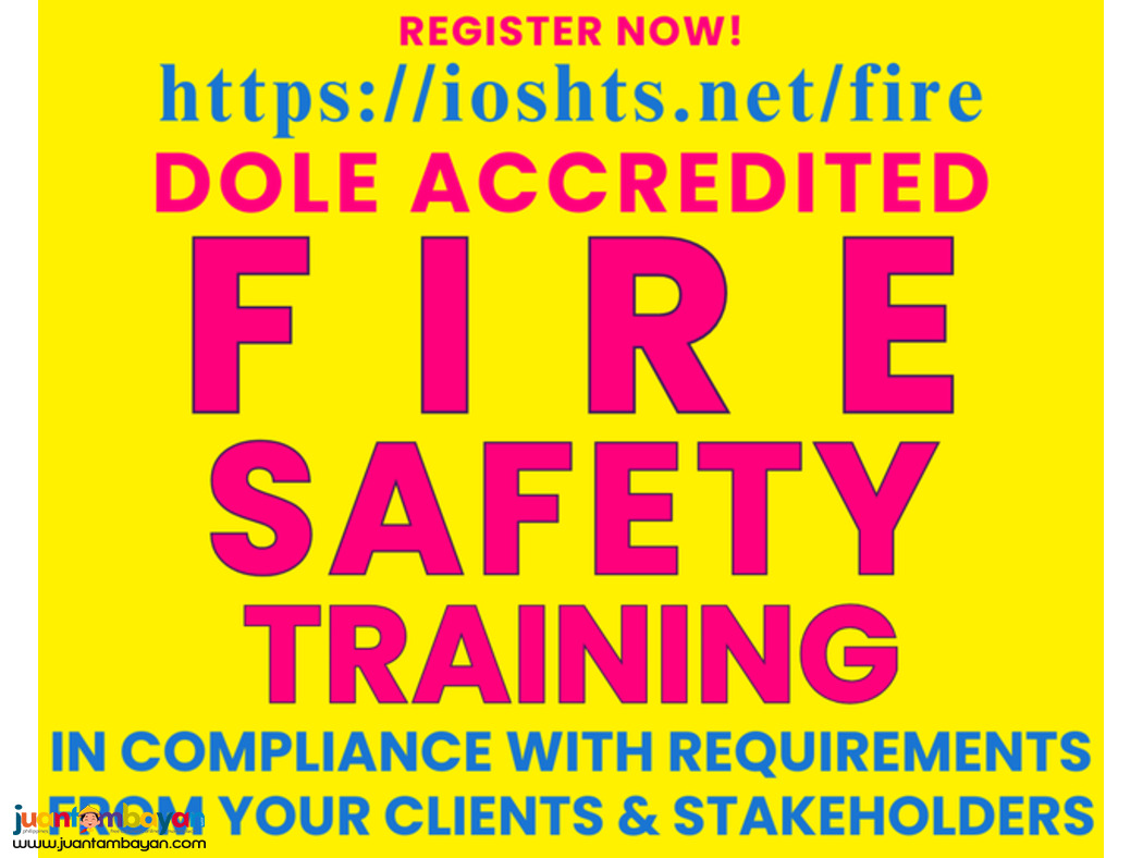 DOLE Accredited fire Safety Training