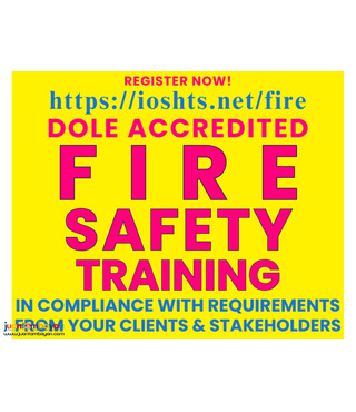 DOLE Accredited fire Safety Training