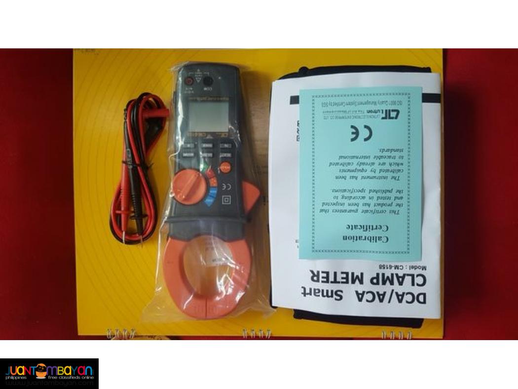 Clamp Ammeter, SMART Clamp Meter, 2000A/1000V (AC/DC)