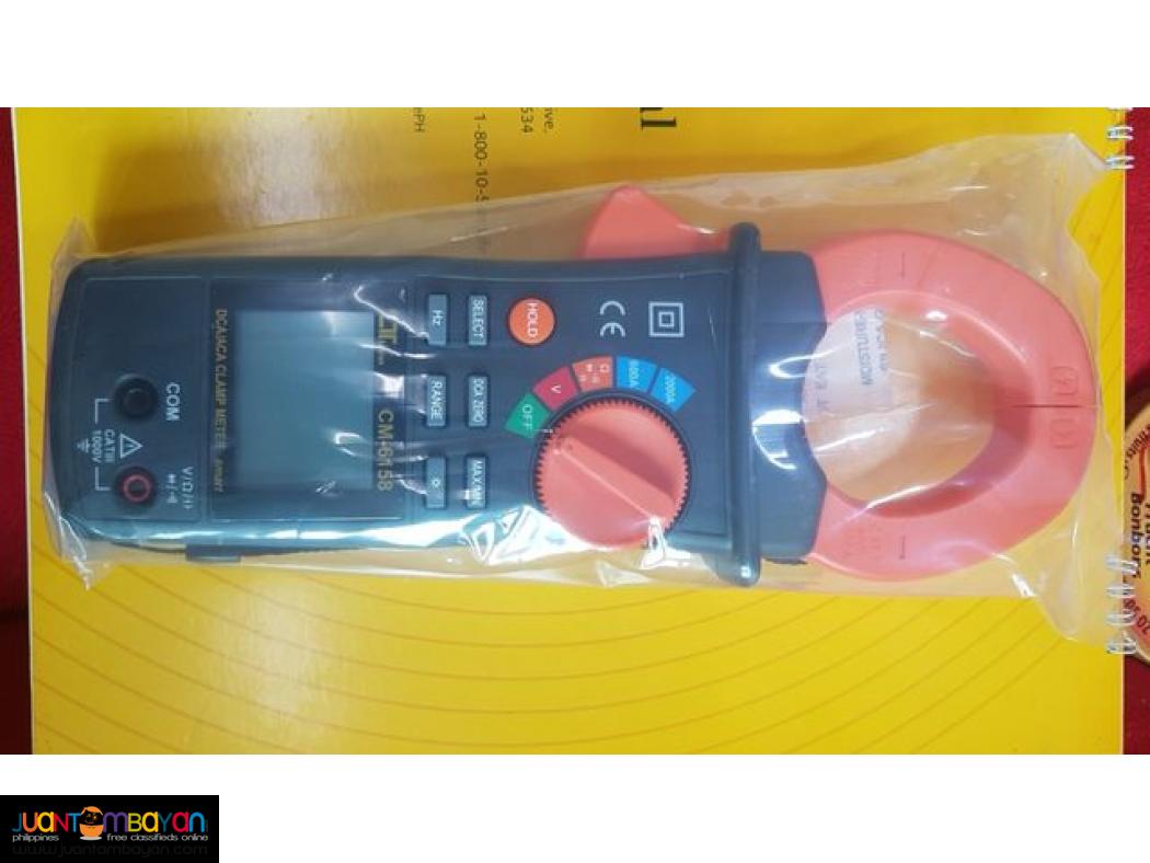 Clamp Ammeter, SMART Clamp Meter, 2000A/1000V (AC/DC)