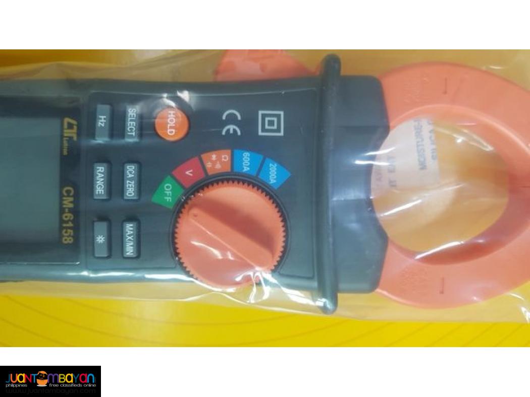 Clamp Ammeter, SMART Clamp Meter, 2000A/1000V (AC/DC)