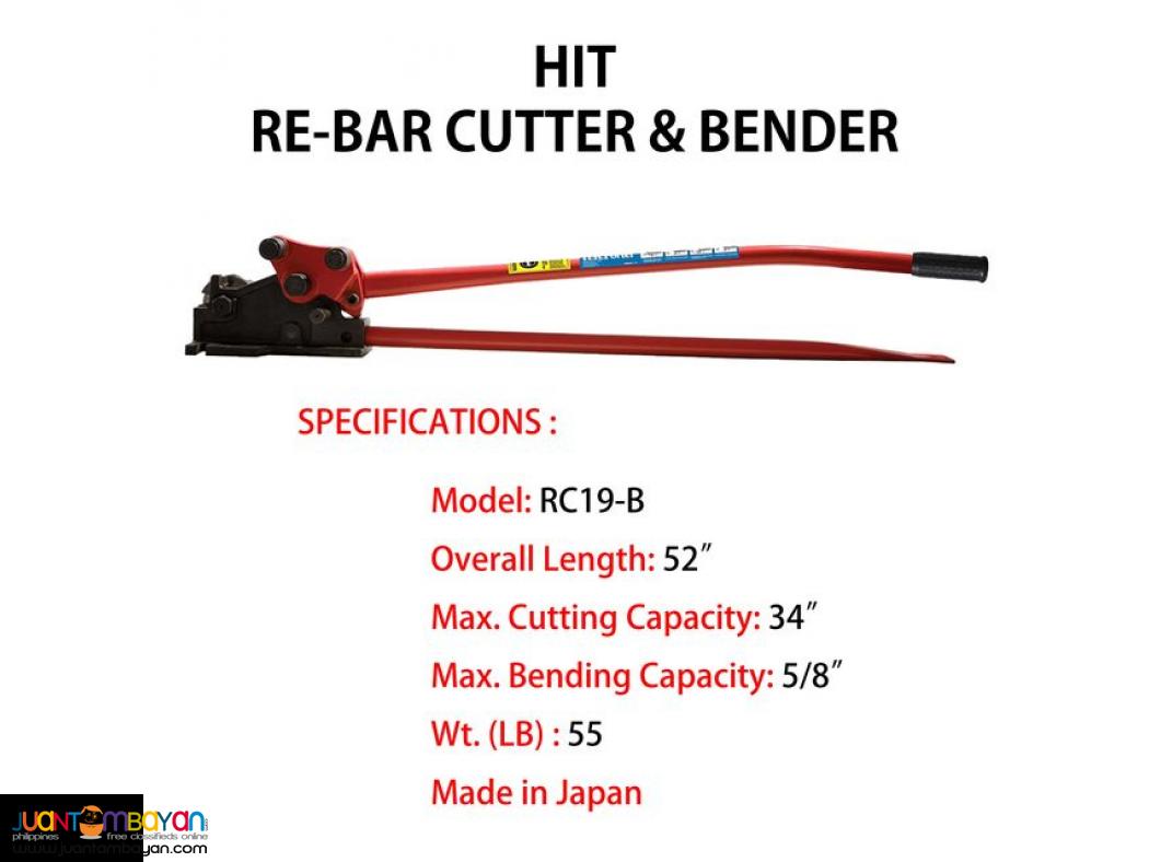 Re-Bar Cutter and Bender